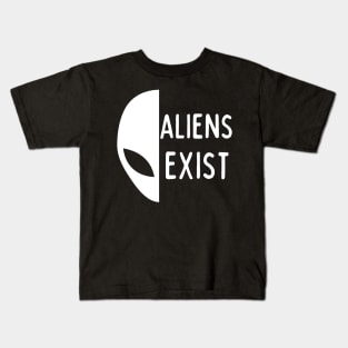 Aliens Exist Kids T-Shirt